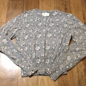 F21 Vintage Floral Cardigan